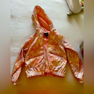 Girls tye dye raincoat